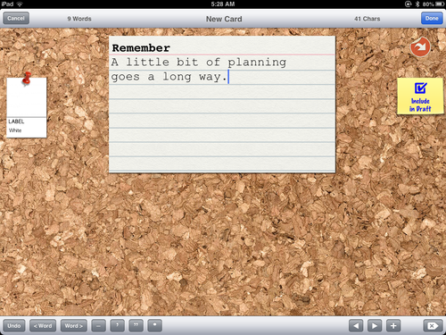 IndexCard Screenshot 3